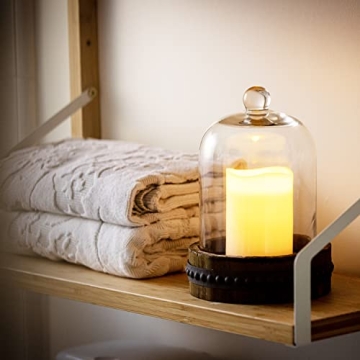 Stonebriar 12-Inch Rustic Glass Dome Cloche for Decor