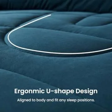 SLEEP ZONE Queen Comforter Duvet Insert, Down Alternative Reversible Comforter, Lightweight, Soft and Breathable Bedding All Season, A Side Teal + B Side Grey