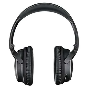 Bose QuietComfort 25 Acoustic Noise Cancelling Headphones for Apple Devices, Triple Black (Wired, 3.5mm)