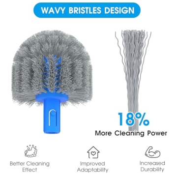 TidyMister 20'' Pool Brush Head & Cobweb Duster
