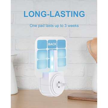 40 Pack Refill Glue Cards Compatible with Safer Home SH502 and Dynatrap DT3005W Dot Indoor Fly Trap Plug-in Insect Trap Replacement Sticky Glue Boards