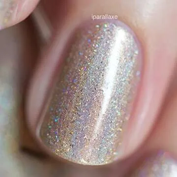 ILNP I See You Delicate Champagne Holographic Nail Polish