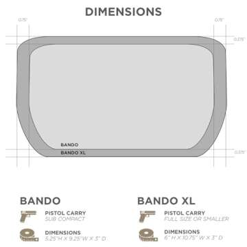 Eberlestock Bando Bag - Tactical Mens Fanny Pack w/Adjustable Waist Belt, Zippered Pockets, Compact ...