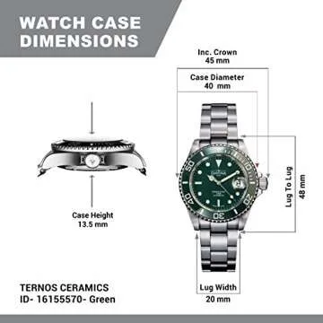 Davosa Ternos Automatic Dive Watch for Men 300m Waterproof