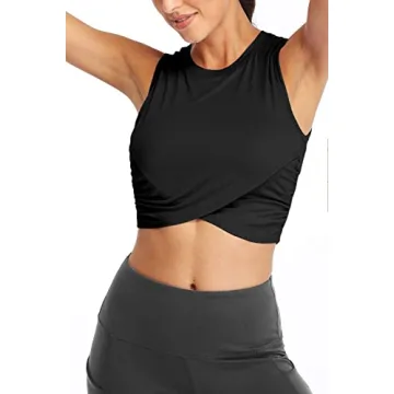 Stylish Sanutch Cropped Workout Top for Women