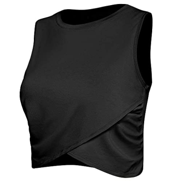 Stylish Sanutch Cropped Workout Top for Women