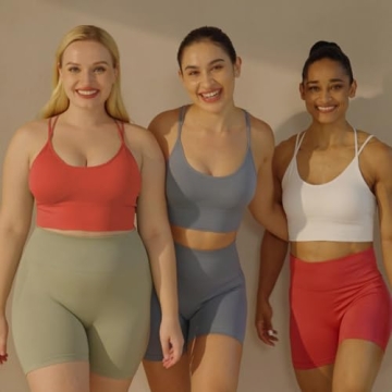 Evercute Criss Cross Sports Bras for Yoga and Workouts