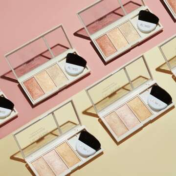 FLOWER Beauty Highlighting Palette - Glowing Bronzer Kit