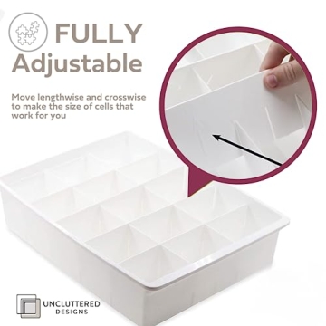 Adjustable Drawer Dividers for Kitchen and Office Organization