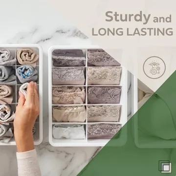 Adjustable Drawer Dividers for Kitchen and Office Organization