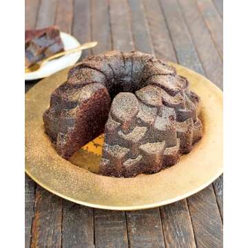 Nordic Ware Blossom Bundt Pan ,Toffee