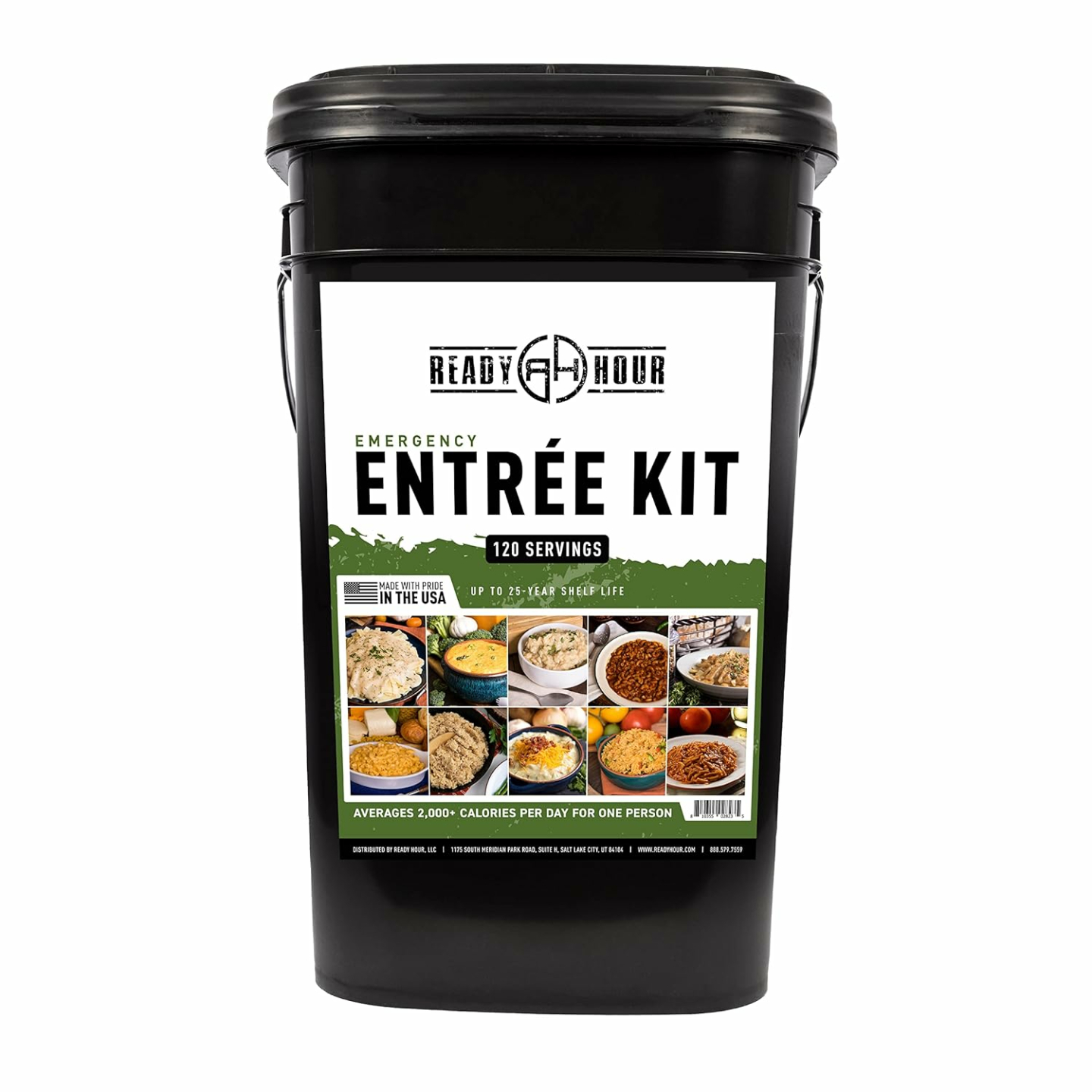 Emergency Meal Entrées - 120 Servings, 25-Year Shelf Life