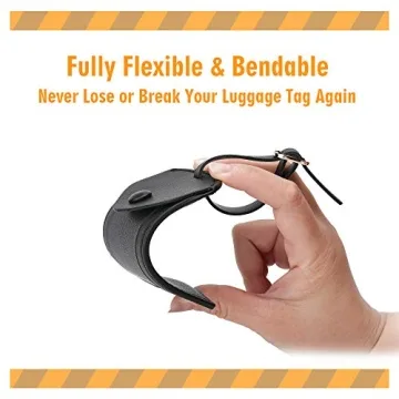 Kevancho Leather Smart Luggage Tags - Stylish and Durable