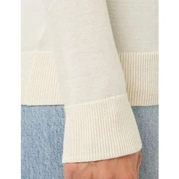 Lightweight Crewneck Sweater for Women in Pale Peach, Plus Size Available