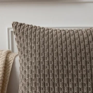 Soft Corduroy Throw Pillow Covers for Elegant Decor
