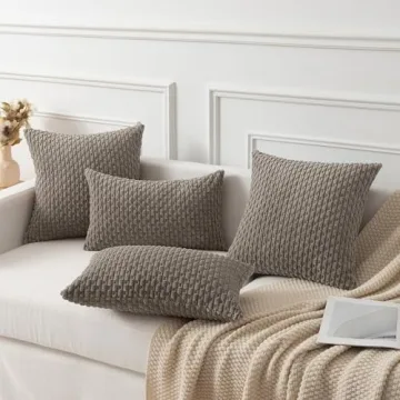 Soft Corduroy Throw Pillow Covers for Elegant Decor