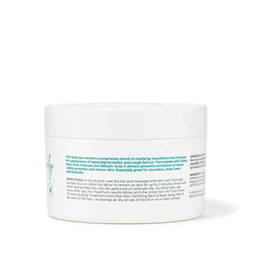 Urban Skin Rx Clear and Even Tone Body Cleansing Bar | Smoothing + Clarifying Cleanser + Improves Appearance of Uneven Skin Tone + Blemishes, Use on Back, Shoulders, & Chest | 5 Oz