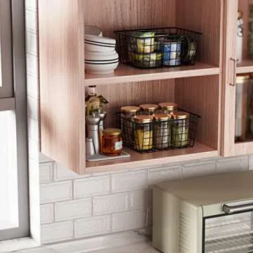 Cambond Freezer Organizer Baskets for Easy Storage