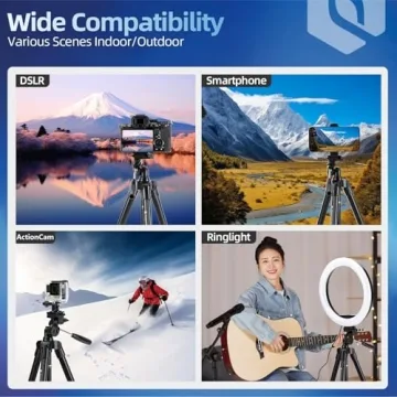 Lightweight Fotopro Tripod for DSLRs & Smartphones