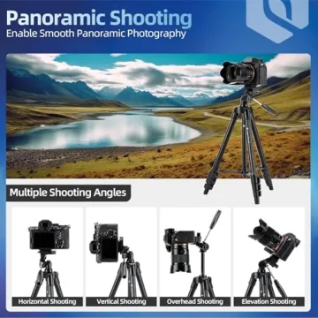 Lightweight Fotopro Tripod for DSLRs & Smartphones