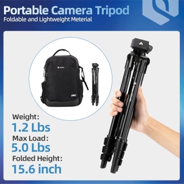 Lightweight Fotopro Tripod for DSLRs & Smartphones
