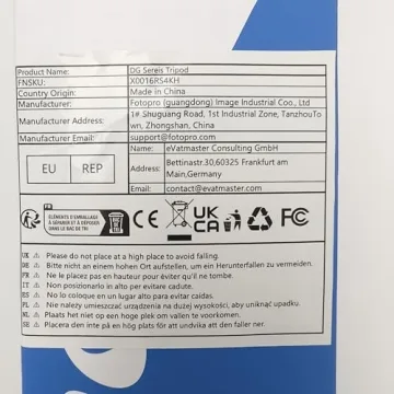 Lightweight Fotopro Tripod for DSLRs & Smartphones