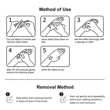 360 Halloween Luminous Temporary Tattoos for Kids