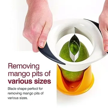 Zyliss 3-in-1 Mango Slicer Peeler Pit Remover Tool