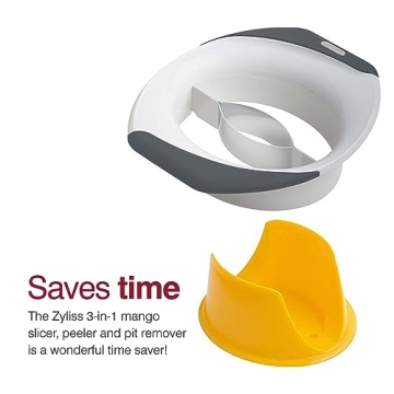 Zyliss 3-in-1 Mango Slicer Peeler Pit Remover Tool