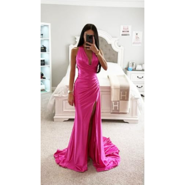 GUKARLEED Plus Size Satin Ball Gown - Glamorous Dresses for All