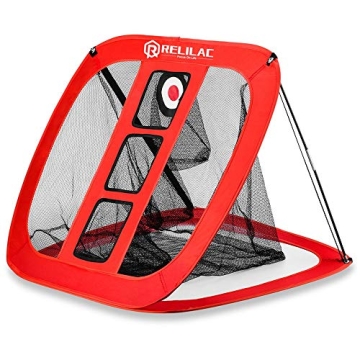 RELILAC Pop Up Golf Chipping Net - Indoor/Outdoor Golfing Target Accessories for Backyard Accuracy a...