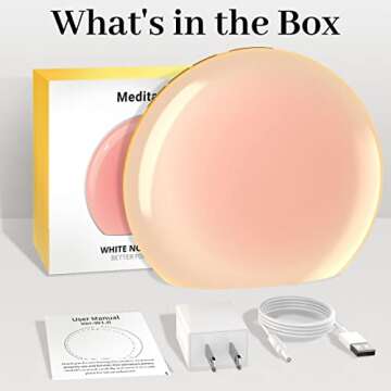 Meditation White Noise Sound Machine with 30 Soothing Sounds 12 Colors Night Light 10 Brightness Levels 32 Volume Level 4 Timers and Memory Function Sleep Machine for Baby Kids Adults (Wood Grain)