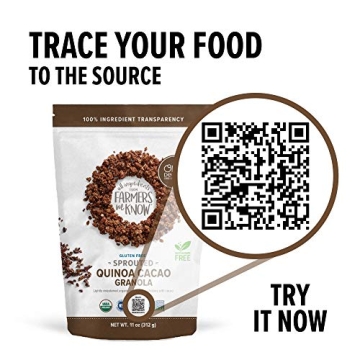 Organic Sprouted Oat Quinoa Cacao Granola Vegan Gluten-Free