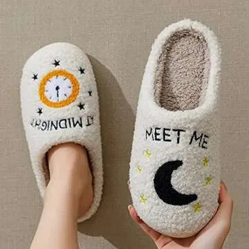 DakinFu Comfy Meet Me at Midnight Slippers for All