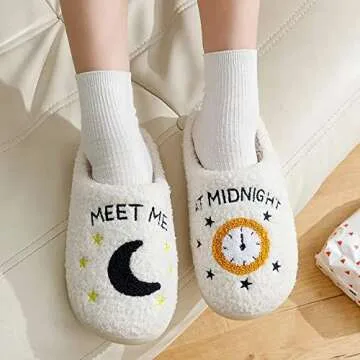 DakinFu Comfy Meet Me at Midnight Slippers for All