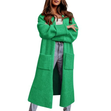 Danedvi Long Cardigan Sweaters for Women 2023 Fall Fashion