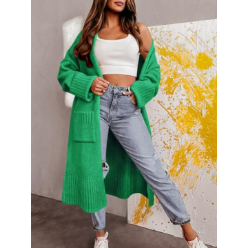 Danedvi Long Cardigan Sweaters for Women 2023 Fall Fashion