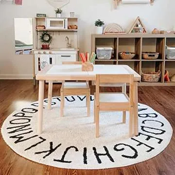 ABC Rug for Kids Room - Playful Learning Carpet