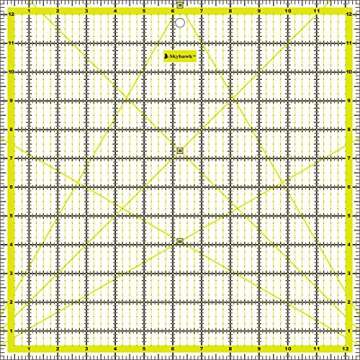 Skyhawk Quilting Rulers Set with Non-Slip Rings