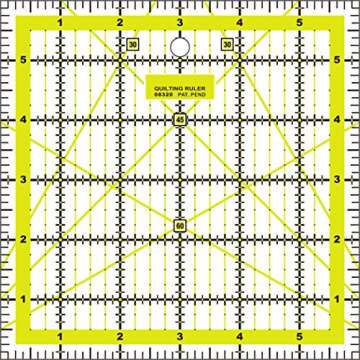 Skyhawk Quilting Rulers Set with Non-Slip Rings
