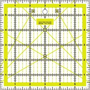 Skyhawk Quilting Rulers Set with Non-Slip Rings