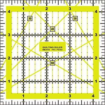Skyhawk Quilting Rulers Set with Non-Slip Rings