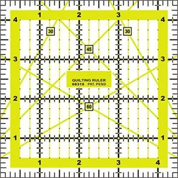 Skyhawk Quilting Rulers Set with Non-Slip Rings