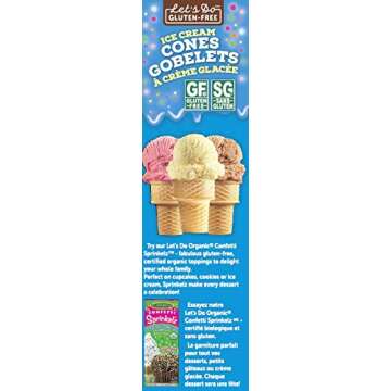 Let's Do Organic Gluten Free Ice Cream Cones - Delicious and Fun Treats!