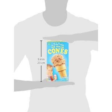 Let's Do Organic Gluten Free Ice Cream Cones Pack of 12