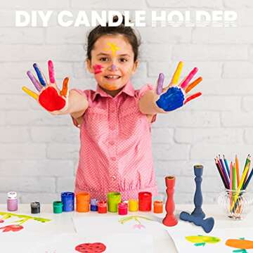 SDUSEIO 3 Pieces Wooden Candle Holders Wooden Farmhouse Candlesticks Unfinished Pillar Taper Candle Holders for DIY Spiral Taper Candle Home Decor,4.92inch,6.88inch,7.87inch