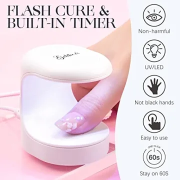 Gelike EC Mini LED Nail Lamp - Portable Nail Dryer