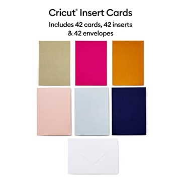 Cricut Insert Cards R10, Create Depth-Filled Birthday Cards, Thank You Cards, Custom Greeting Cards at Home, Compatible with Cricut Joy/Maker/Explore Machines, Sensei Sampler (42 ct)