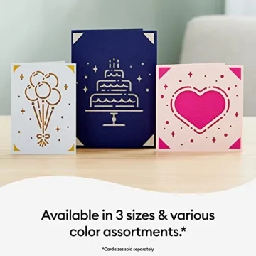 Cricut Insert Cards R10, Create Depth-Filled Birthday Cards, Thank You Cards, Custom Greeting Cards at Home, Compatible with Cricut Joy/Maker/Explore Machines, Sensei Sampler (42 ct)
