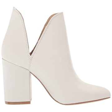 Steve Madden Women's Rookie Fashion Boot in White Leather